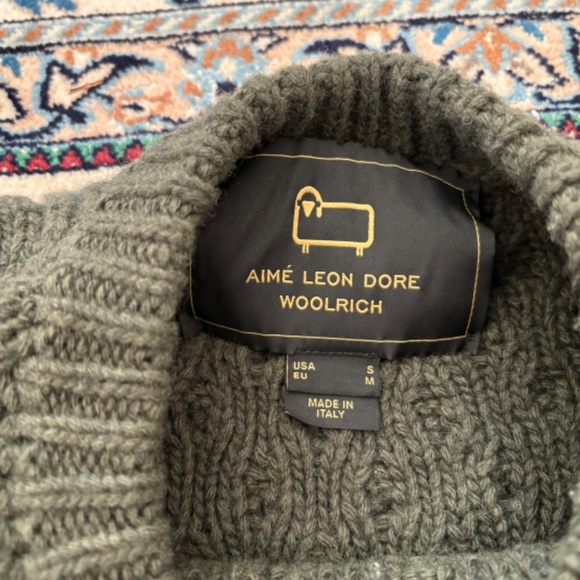 Aime Leon Dore Cable knit sweater